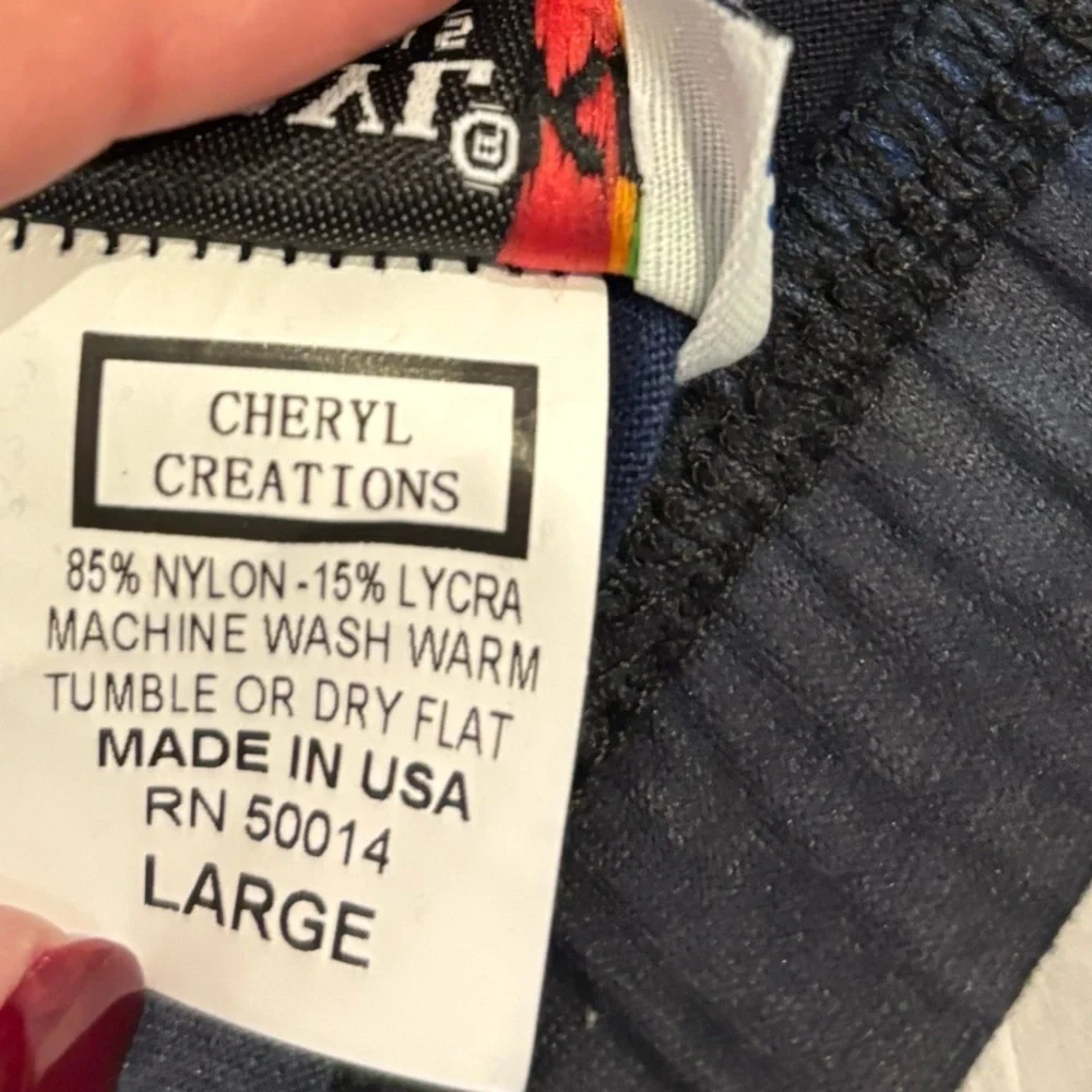 Cheryl Creations Navy tiered skirt NWT (size 14)